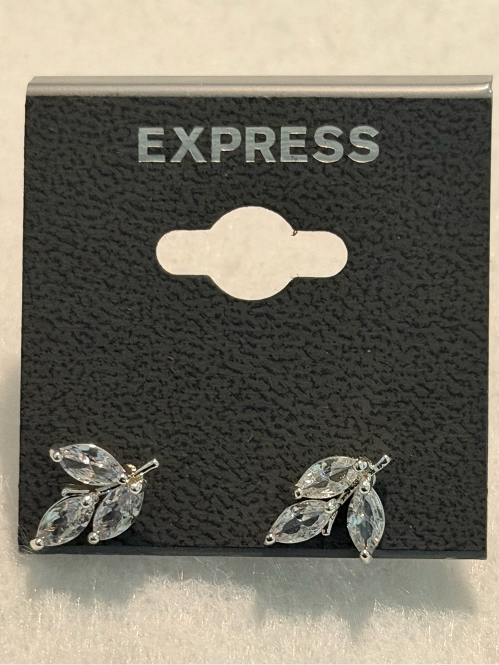 Express Silver Ball Stud Earrings - Silver